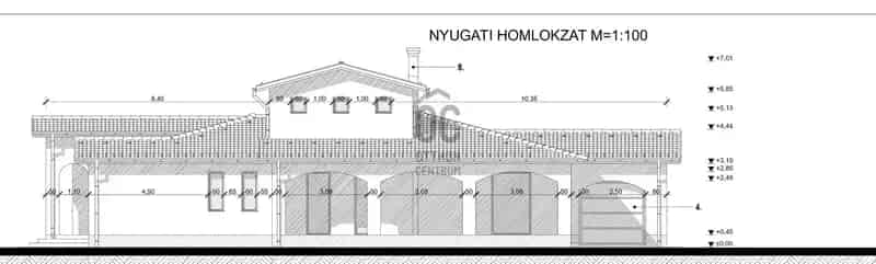 Toszkán stílusú családi ház Sámsonkertben