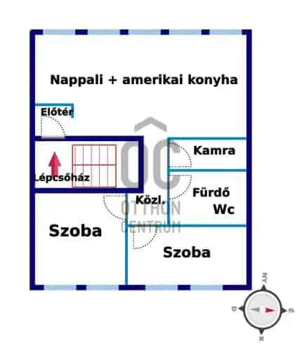 Nyíregyháza Korzó közelében eladó 98 nm-es 2 szobás lakás