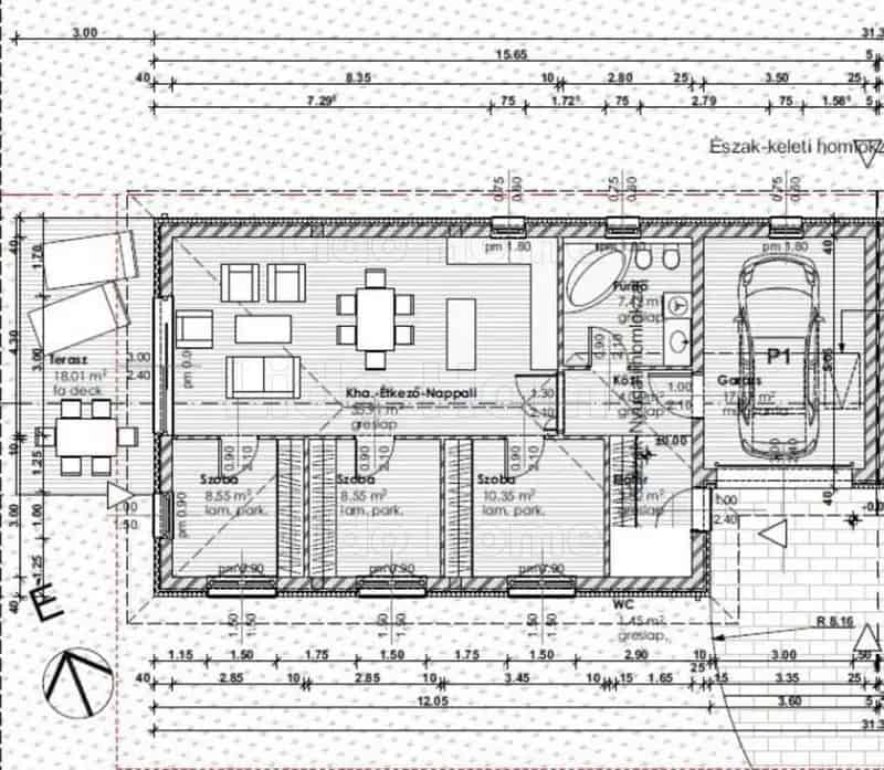 Uj epiteesu csaladhaz Siofok Soston 98nm 3 szoba