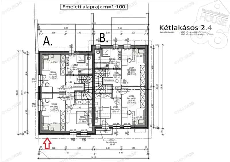 Kecskemét Hollandfalu 120nm 3 1 szobás ház eladó