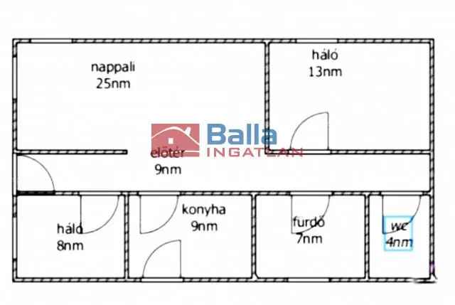 Törökbálint 84m2-es 3 szobás házrész eladó