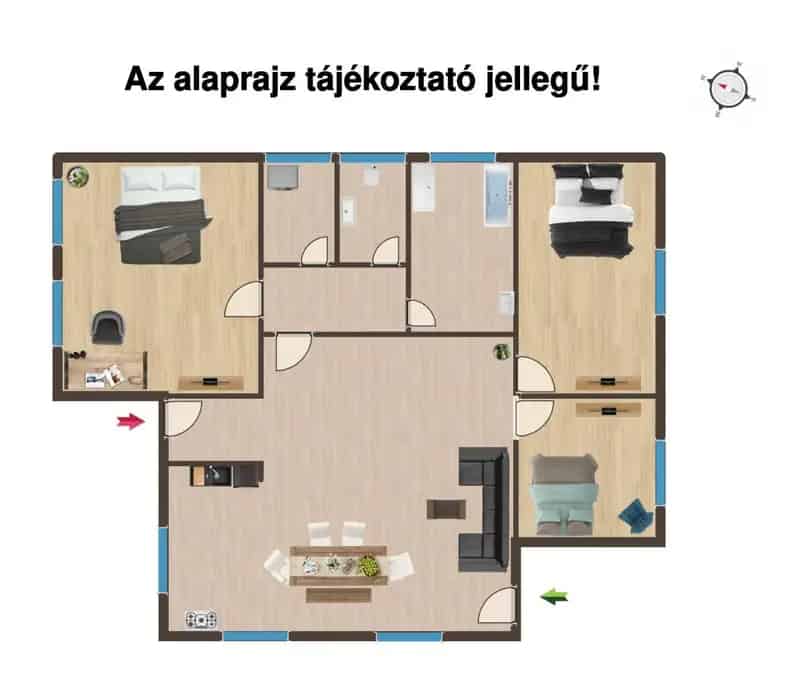 Új építésű családi ház saját kerttel eladó