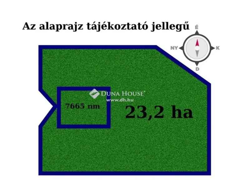 23 5 ha-os Mezőgazdasági Terület Erdőspusztán Termálvízzel