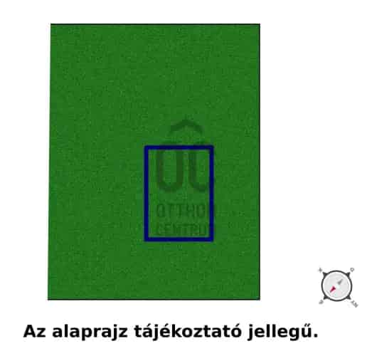 Enyingi telek eladó házalappal - 737 m2 - két apartman
