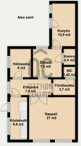 Göd családi ház eladó 119 nm 6 szoba 2 generációs