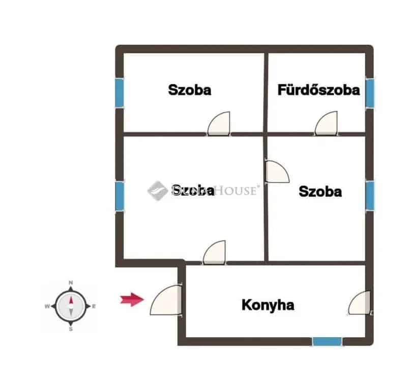 Jászberényi családi ház eladó 1421 nm-es telken