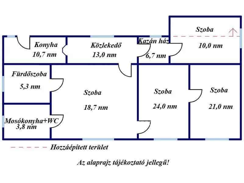 Hangulatos családi ház eladó Biharnagybajomban