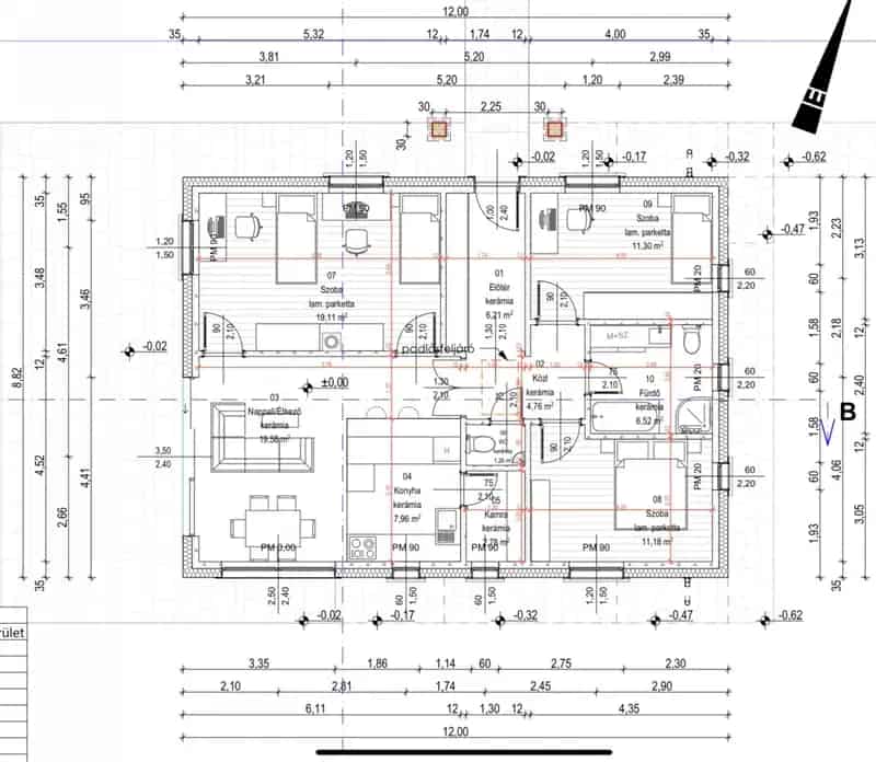 Újépítésű ház Tata - 91 nm, 3 szoba, alacsony rezsi