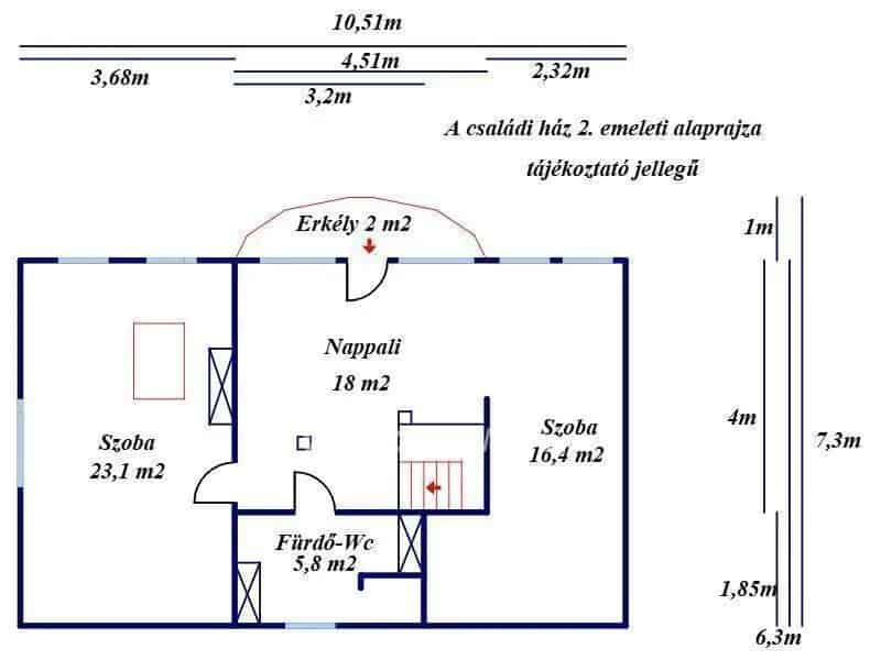 Szolnok Belváros 200 m2-es 3 szintes családi ház eladó
