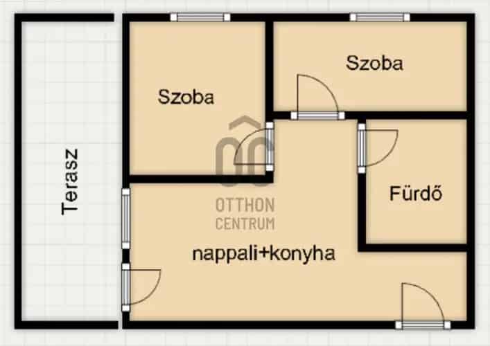 Siófok Aranypart 2 1 szobás lakás eladó