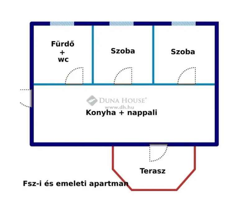 Balatonboglári ház eladó 255nm 2 apartmannal