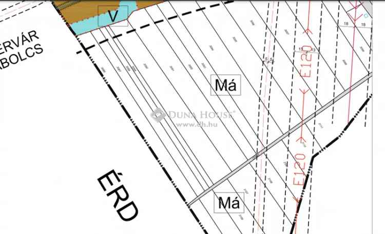 Telek eladó Diósd és Érd határán 2490 nm területen