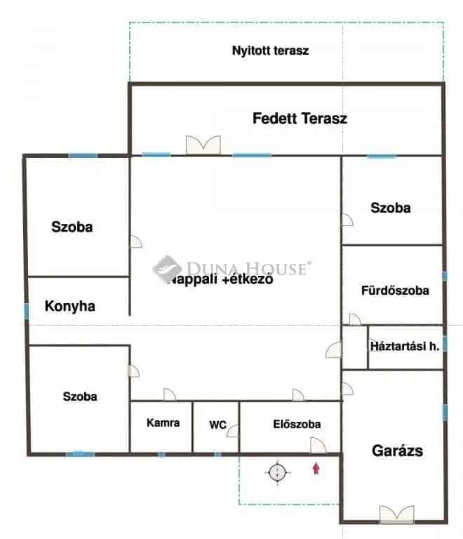 Debrecen új építésű családi ház eladó - nappali + 3 szoba, garázs