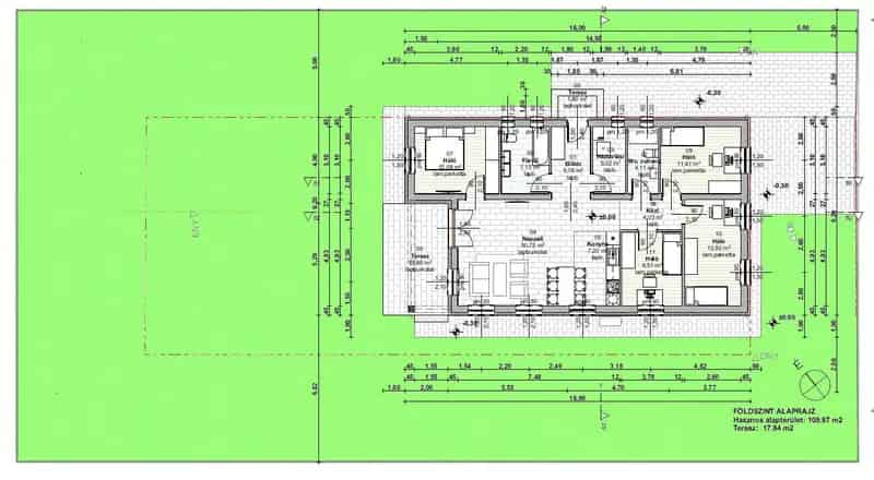 Taksonyban eladó 129 m2-es új építésű családi ház