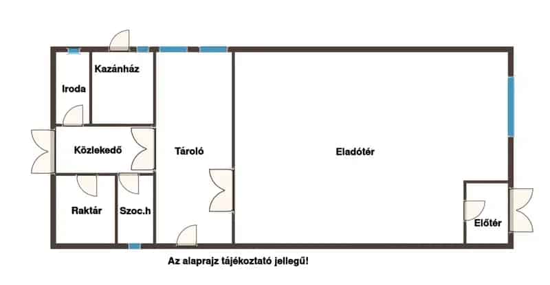 Tatabánya csendes raktár eladó 209 m2 319 m2 telekkel