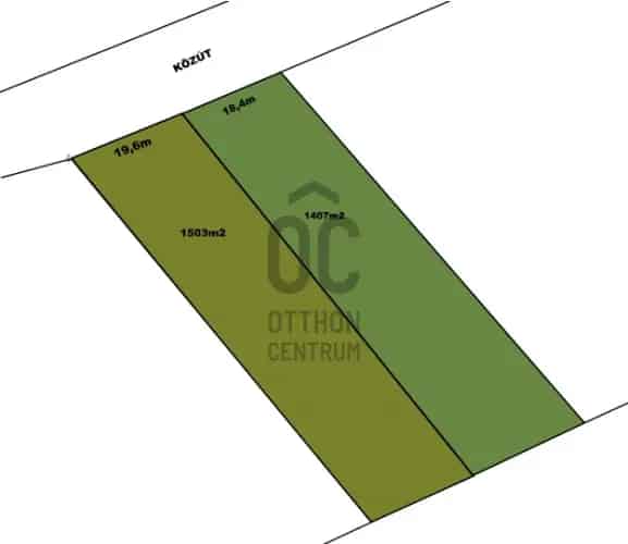 Enyingi dupla telek eladó 2960m2 építési területtel