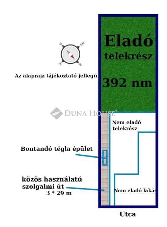 392 nm-es Telek Pestszentimre Központjában Kiváló Közlekedéssel