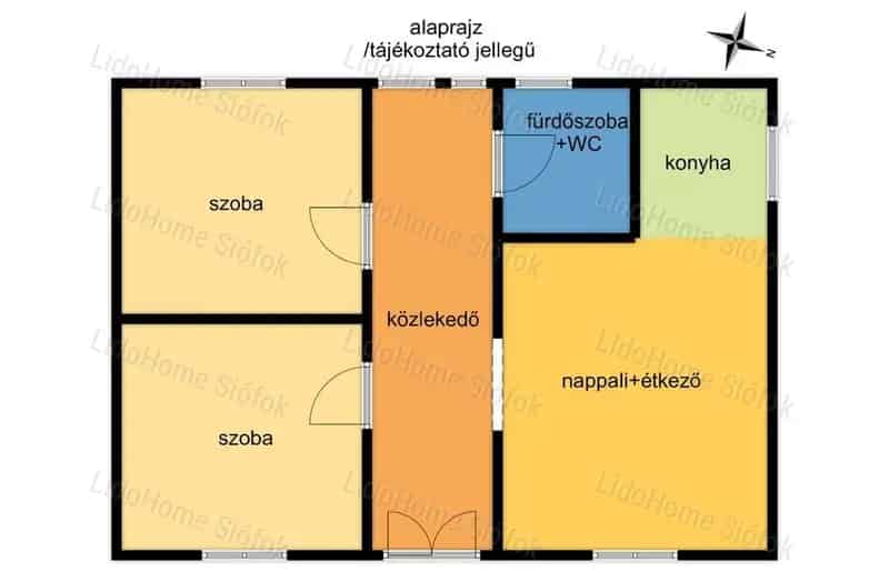 Siófok-Fokihegy 62 nm-es felújított családi ház eladó