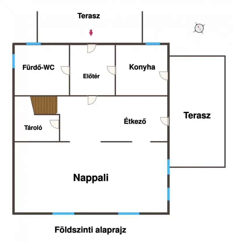 Pátyon Szerkezetkész Családi Ház Eladó 799 m2-es Telken