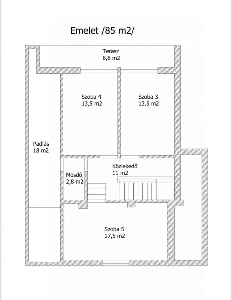 200 m2-es családi ház Marcali déli részén eladó