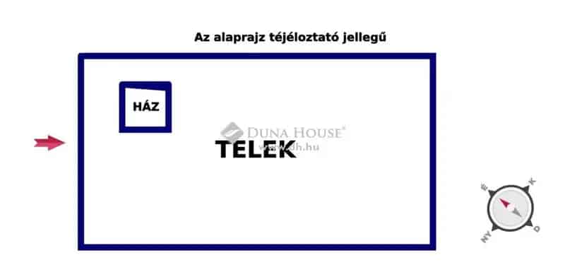 Vál községben eladó 4759 m2-es telek házal és gyümölcsfákkal