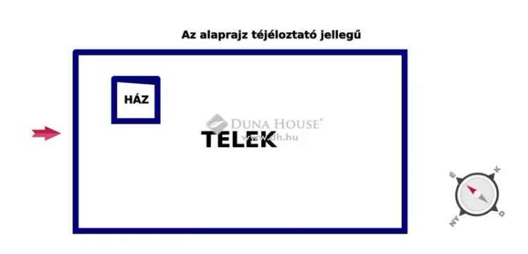 Eladás Vál községben telek 4759 m²-es területtel, mandulafák és diófák