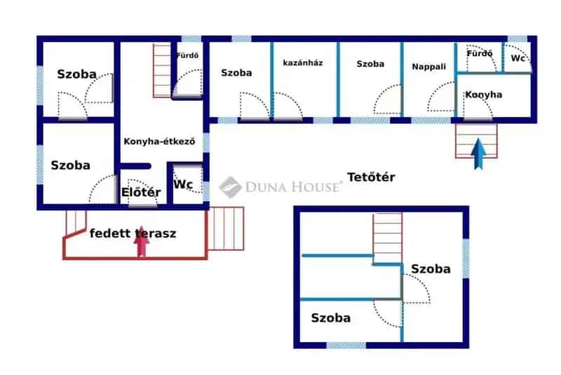 162 nm-es felújított családi ház XVII kerületben