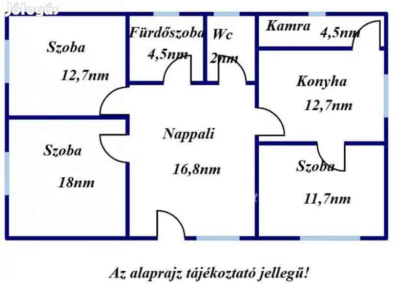 Eladó családi ház Püspökladányban 82 4 nm 1545 nm telekkel