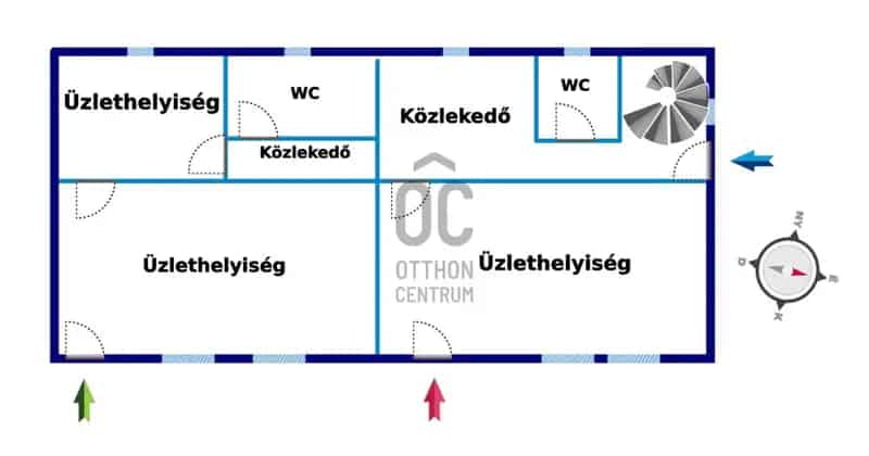 Nyíregyházi családi ház eladó 140 nm 2 üzlethelyiséggel