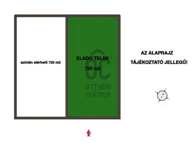 Dabasi telek eladó 720 nm 30 beépíthetőséggel