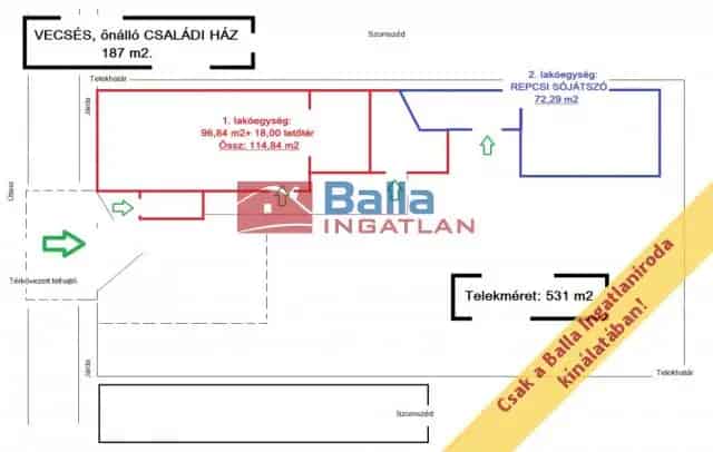 Vecsési családi ház eladó 187nm 5 1 szoba felujítva