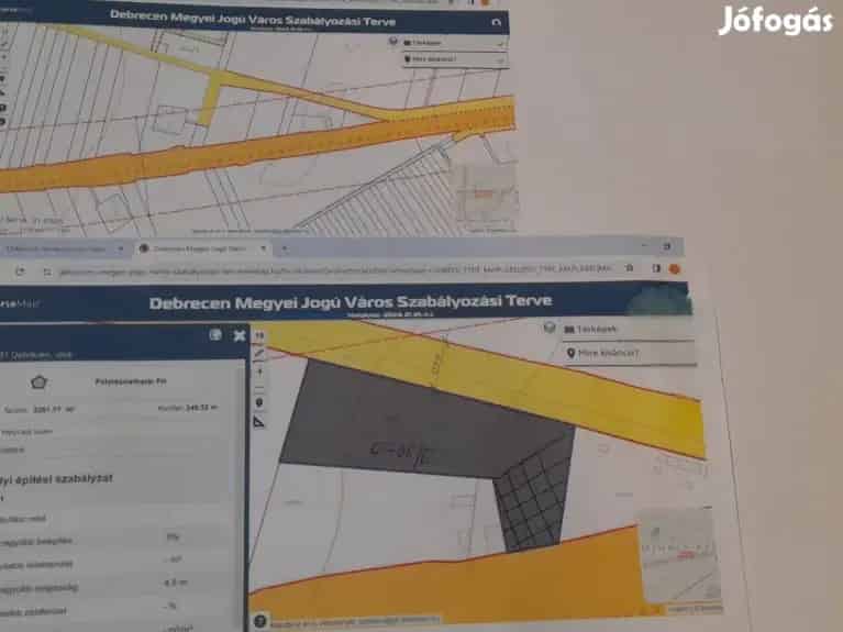Debreceni Tanya Eladó - 2446m2 - Felujítandó Épülettel