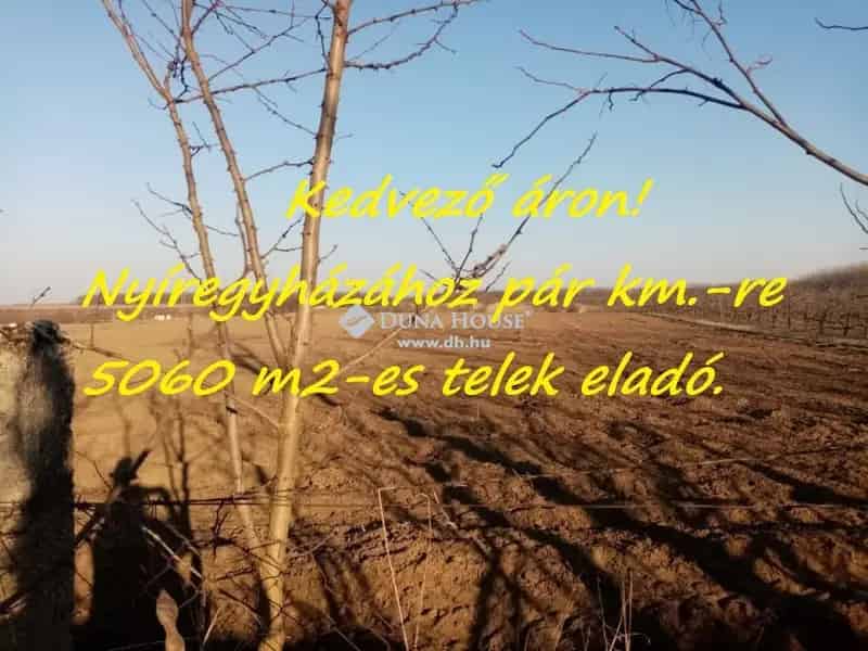 Telek eladó Nyíregyháza Nagyhalász között 5060 m2