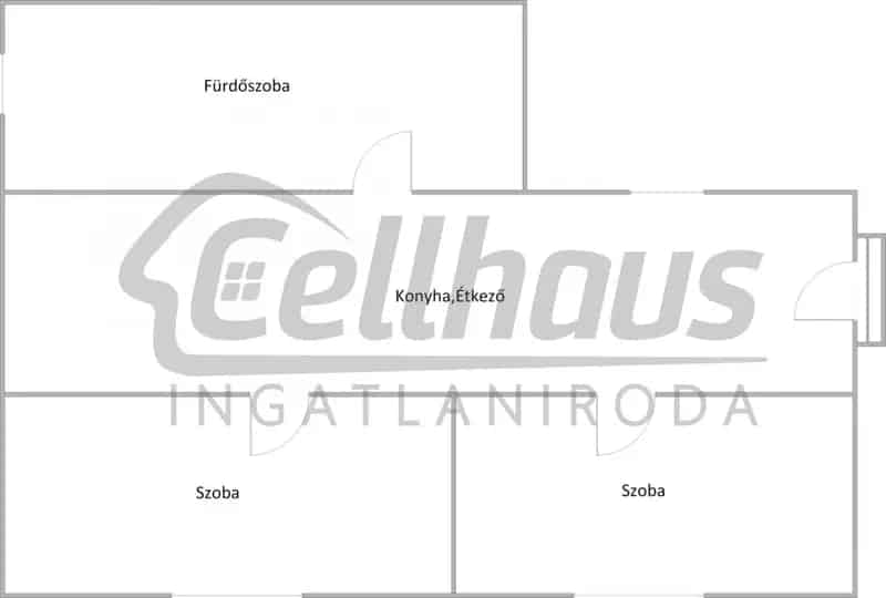 Celldömölk Alsóságon 64 nm-es felújított családi ház eladó