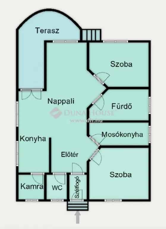 Péceli családi ház eladó - 98m2, 2 szoba, terasz, kandalló