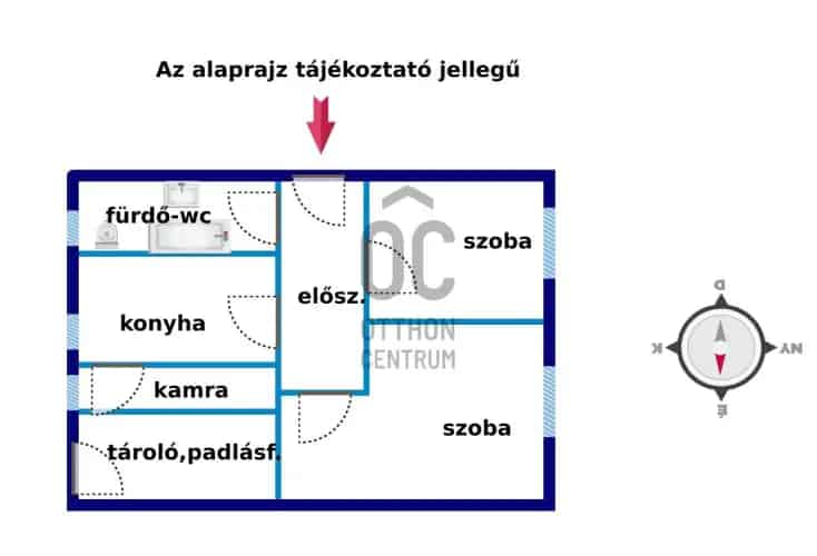 Kálozi családi ház eladó 55nm DHZ065263