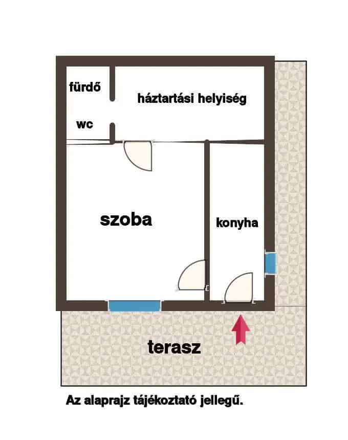 Frankhegy Telek Elado 766 m2-es, D-K-i Tajolasu