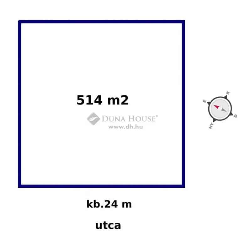 Székesfehérvár külterületi telek eladó 509 m2