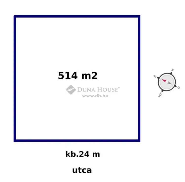 Eladó telek Székesfehérváron mobilházhoz 509 m2-es