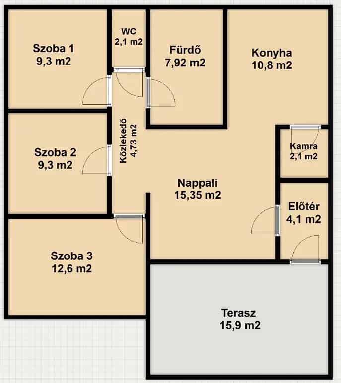 Kóka - 78 5 m2 Újépítésű Ikerház Eladó