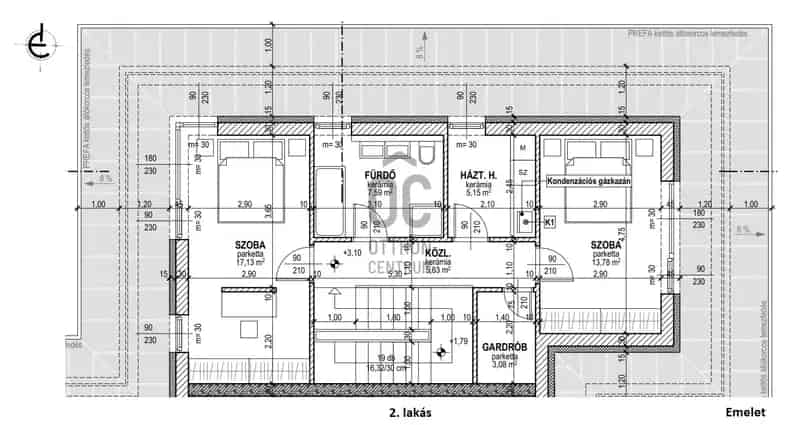 Debrecen melletti exkluzív ikerház eladó - 147 nm, nagy terasz, 433 nm telek