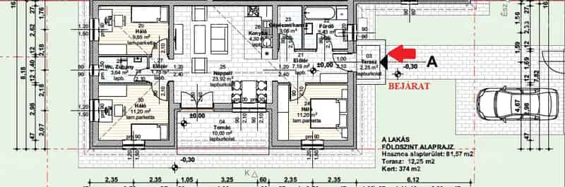 Kiskunlacháza ikerház eladó - 3 szoba - 374 m2 telek - CSOK