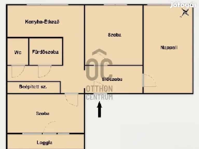 Debrecen Nagyerdo aljan elado lakás 63 nm nappali 2 szoba