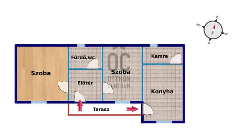 Sárbogárdi családi ház eladó 63 m2 2 szoba
