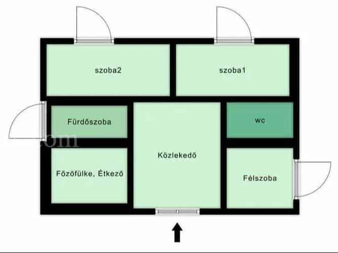 Kiadó ingatlan Miskolc belvárosában 75 nm