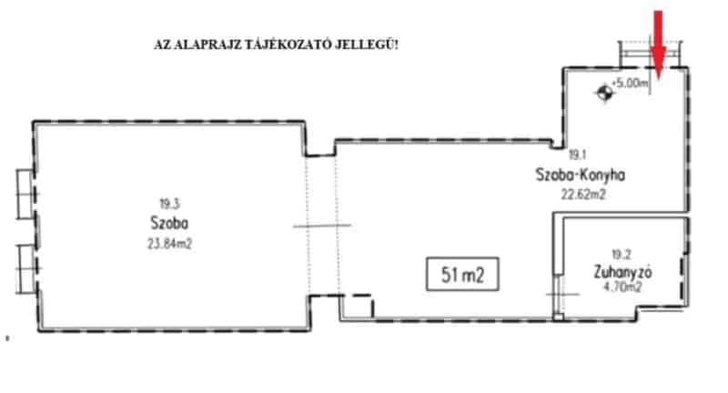 Duna Plaza Közeli 2 Szobás Galériázott Lakás Eladó