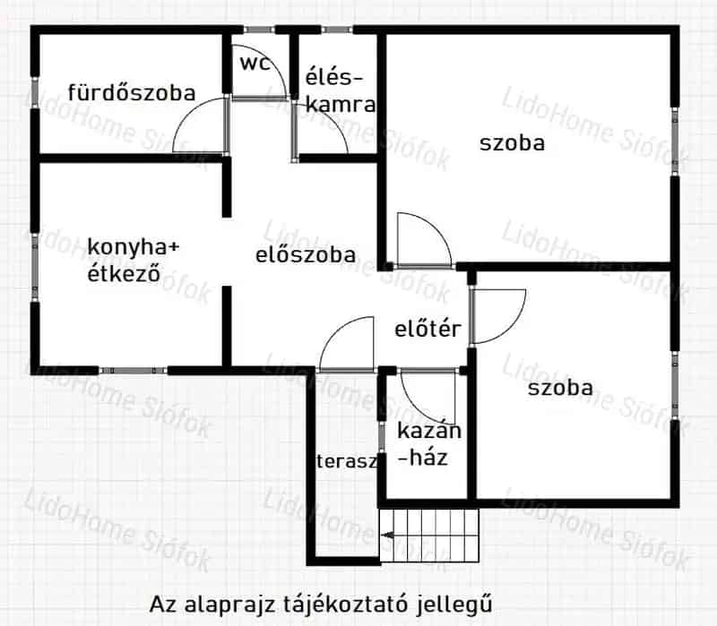 Tabi családi ház eladó - 2 szoba - 501 m2 telek - felújított