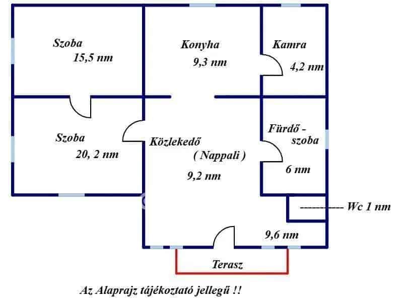 Karcagon eladó felújított 75 nm-es 2 szobás családi ház