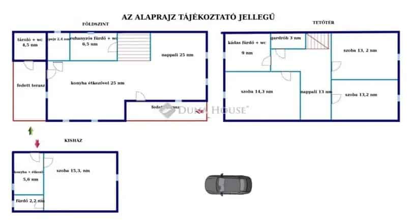 Monori 2 Generációs Családi Ház Eladó 4-es Főút Közelében