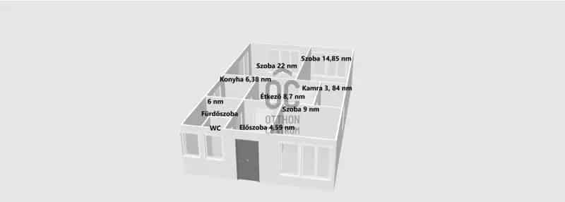 Pápai családi ház eladó 3 szoba garázzsal